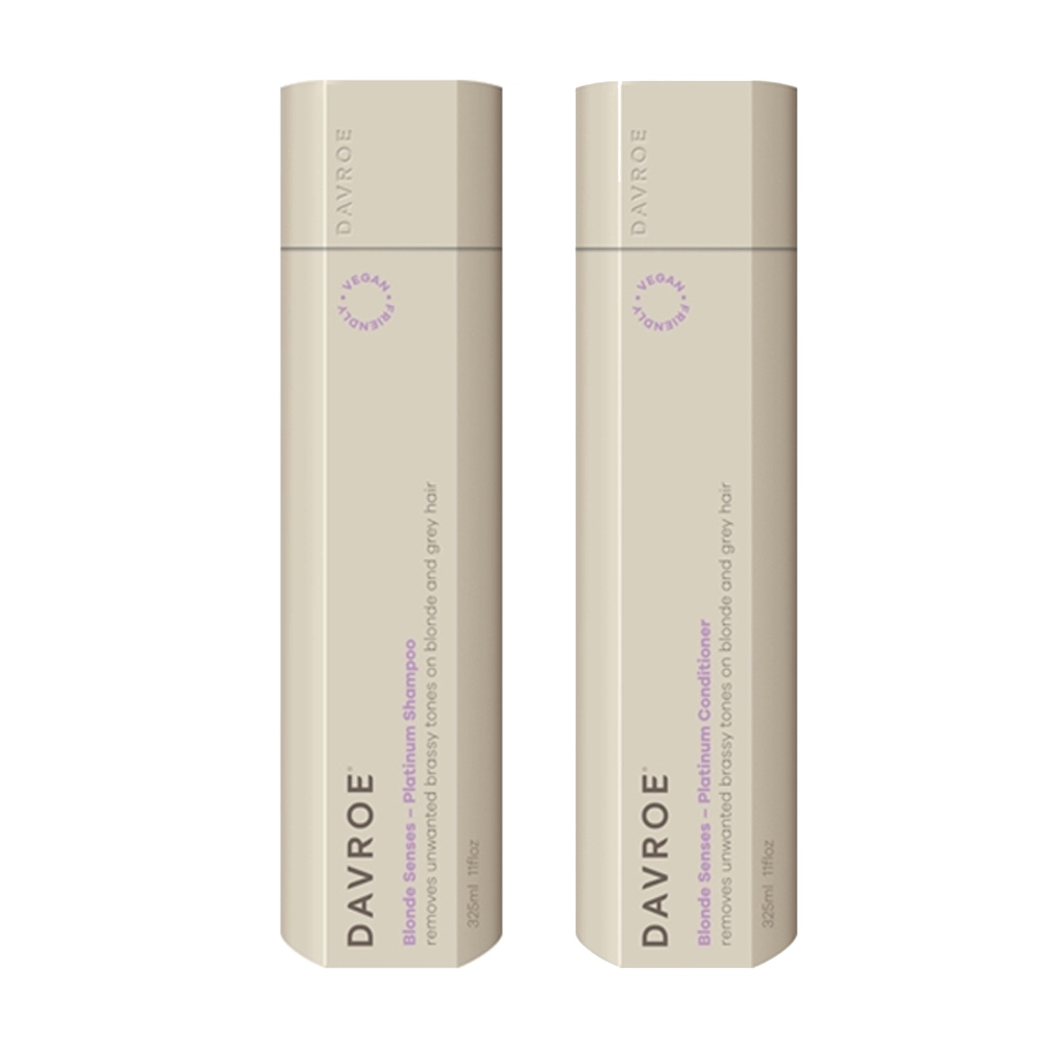Davroe Blonde Senses Platinum Shampoo & Conditioner Duo - Haircare Superstore