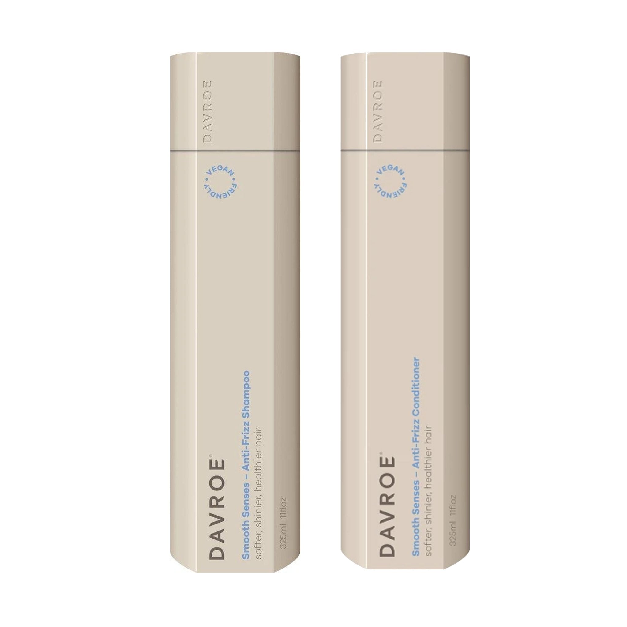 Davroe Smooth Senses Anti-Frizz Shampoo and Conditioner Duo - Haircare Superstore