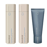 Davroe Smooth Senses Anti-Frizz Shampoo, Conditioner and Curl Crème Definer Trio