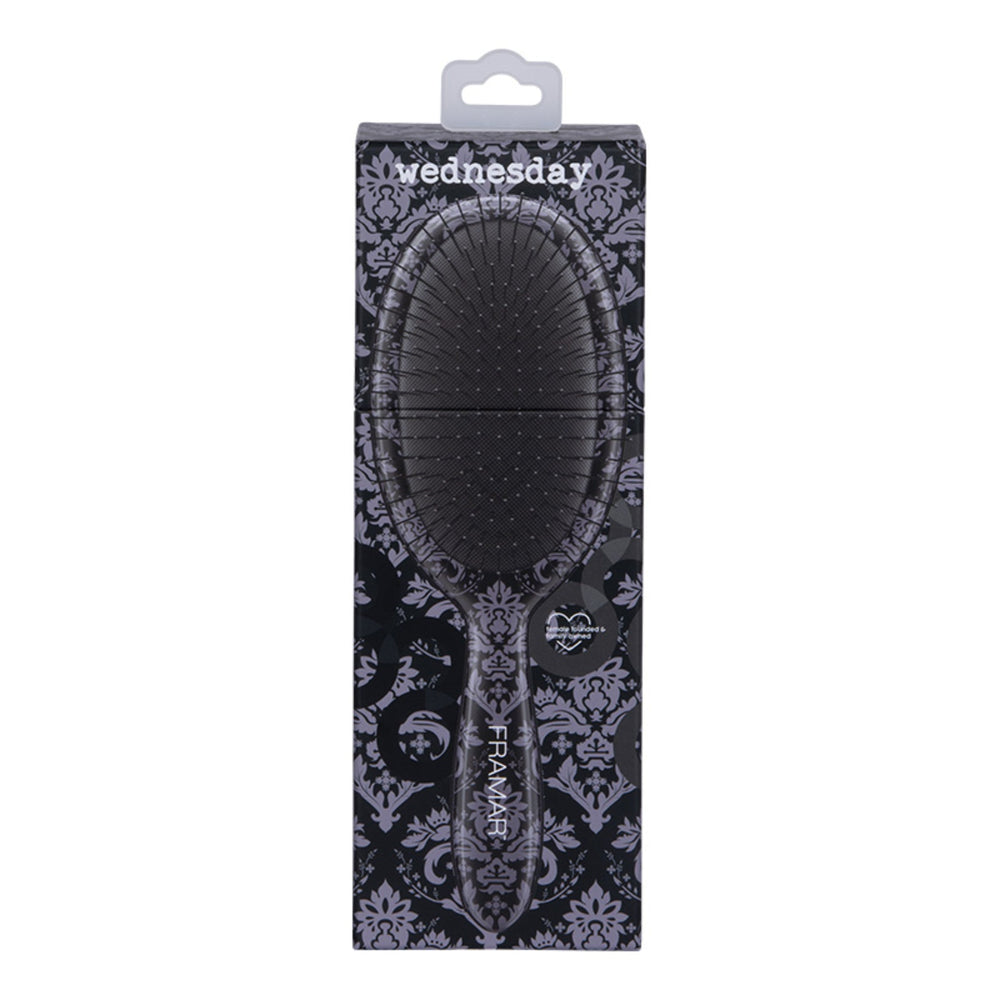 Framar Oh My Goth Wednesday Detangle Brush - Haircare Superstore