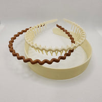 Tea Matte Comb Headband Trio