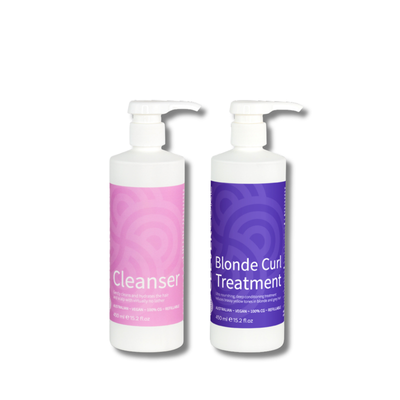 Clever Curl Blonde Cleanser Duo