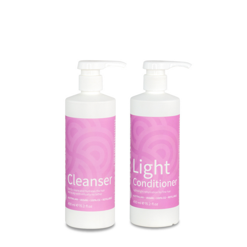 Clever Curl Cleanser Light Duo