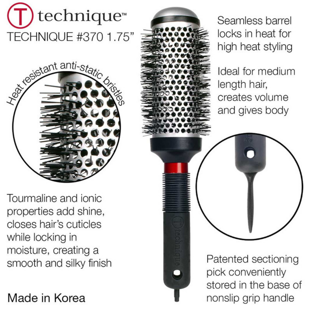 Cricket Style Plus Technique Thermal #370 Brush