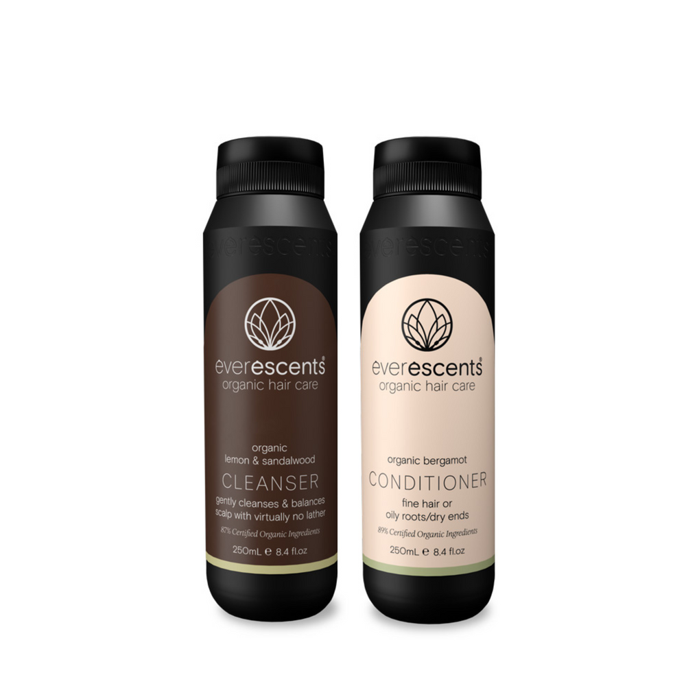 EverEscents Organic Cleanser Bergamot Duo