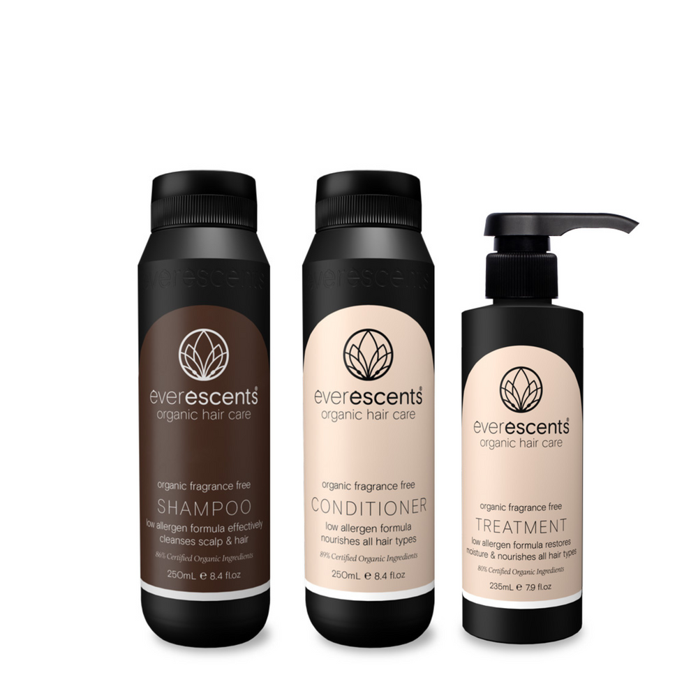 EverEscents Organic Fragrance Free Trio