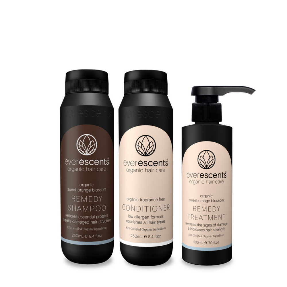 EverEscents Organic Remedy Fragrance Free Trio