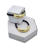 Gold Luxe Geometric Hair Cuff
