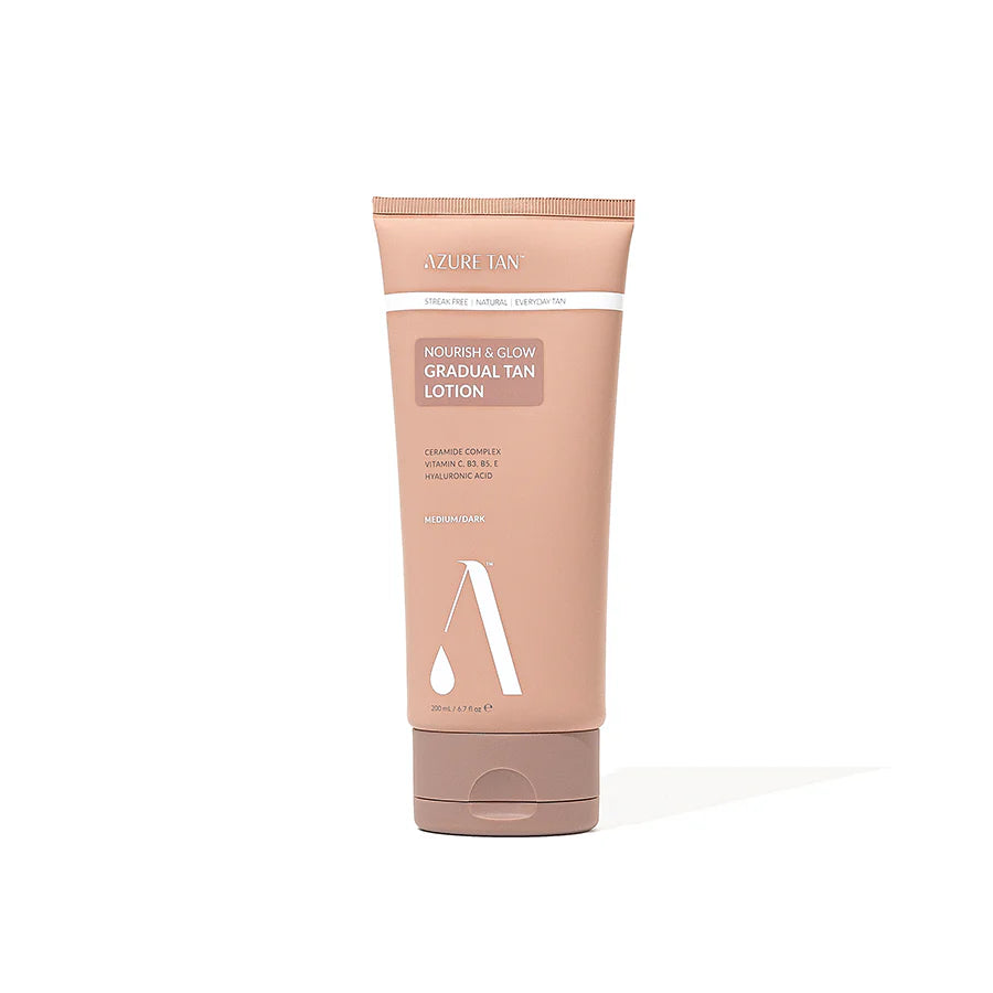 Azure Tan Nourish and Glow Gradual Tan Lotion - Medium/Dark