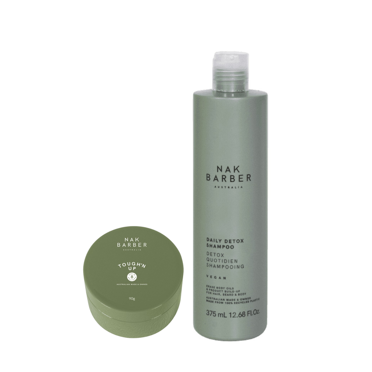 Nak Barber Clean & Tough Duo - styling solution
