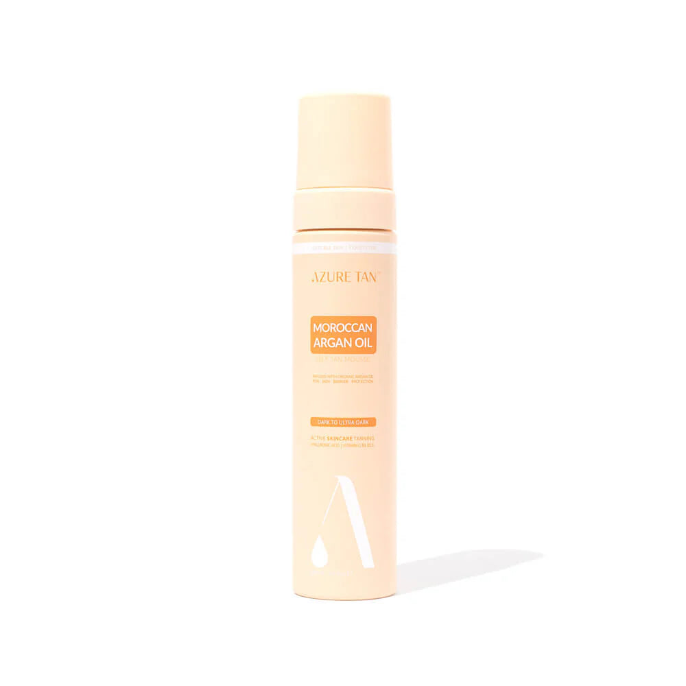 Azure Tan Self Tan Mousse - Moroccan Argan Oil - Dark to Ultra Dark