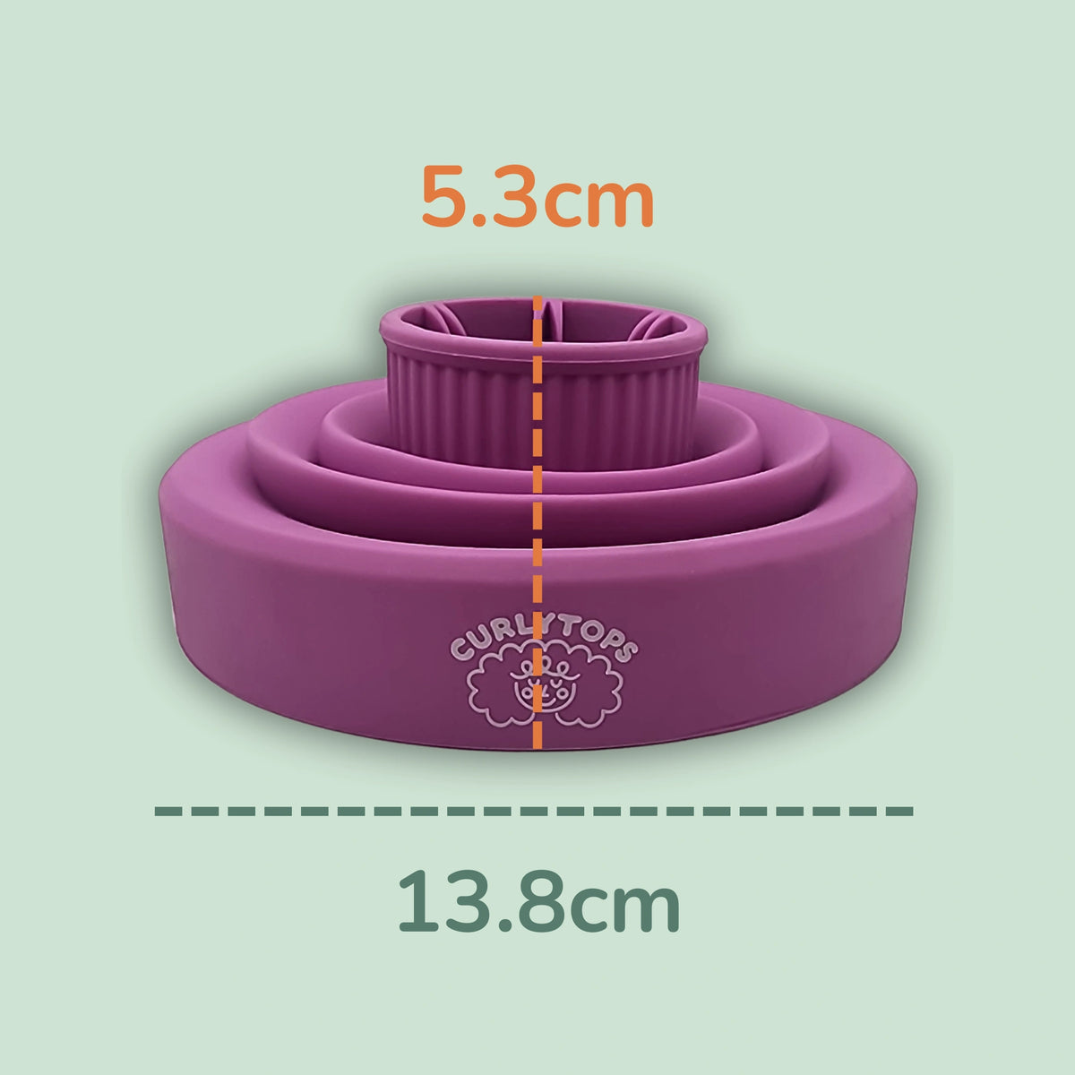 Curlytops Curly Hair Silicone Hair Diffuser