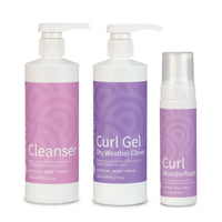 Clever Curl Cleanser, Dry Weather Gel and Wonder Foam Trio - Haircare Superstore