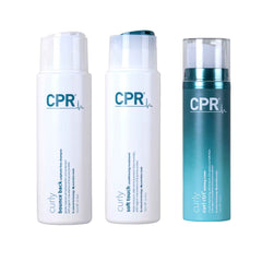 CPR Curly Bounce Back Sulphate Free Shampoo, Conditioner and Defining Creme Trio