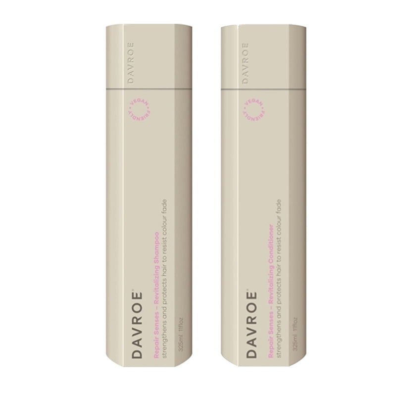 Davroe Repair Senses Revitalizing Shampoo and Conditioner Duo - Haircare Superstore