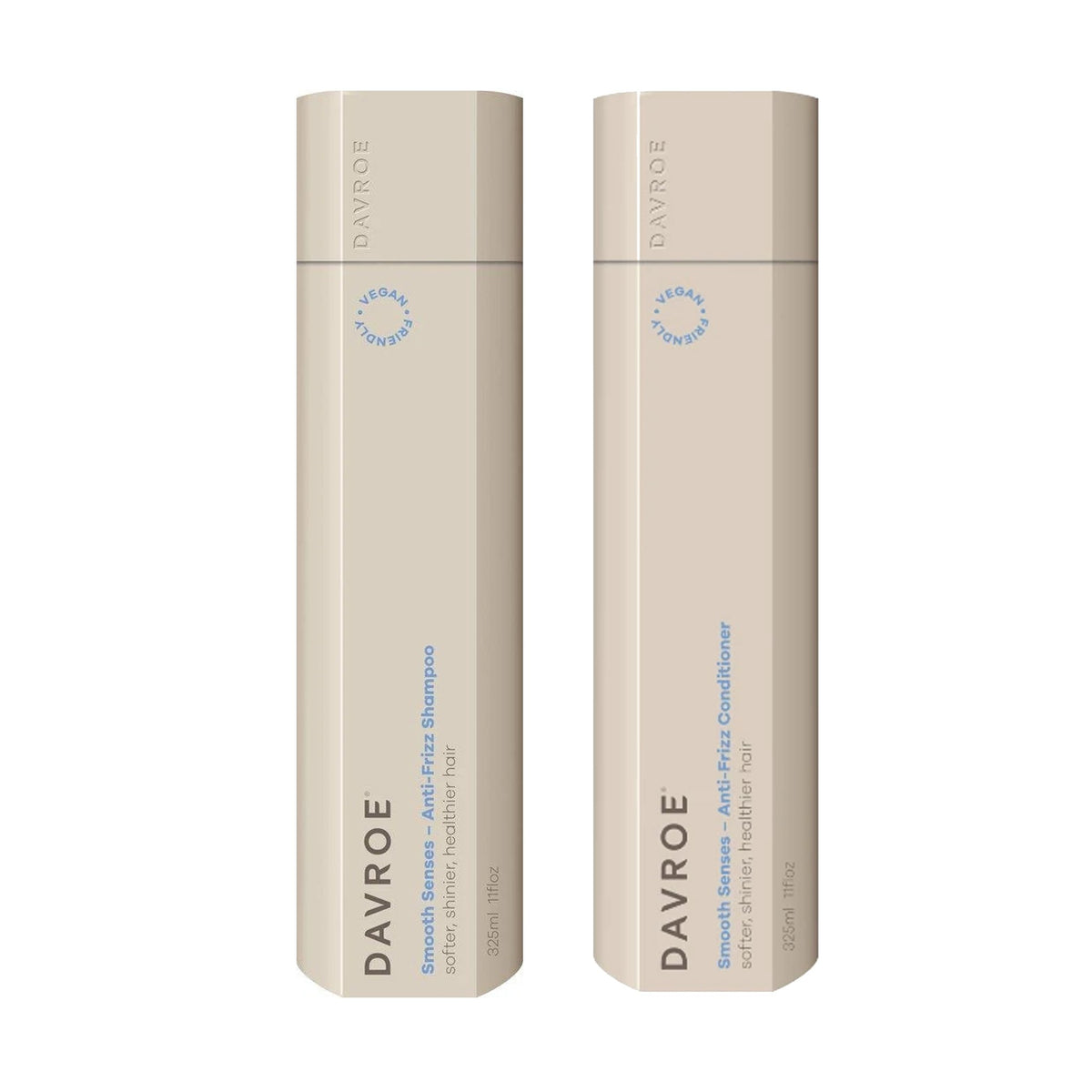 Davroe Smooth Senses Anti-Frizz Shampoo and Conditioner Duo - Haircare Superstore