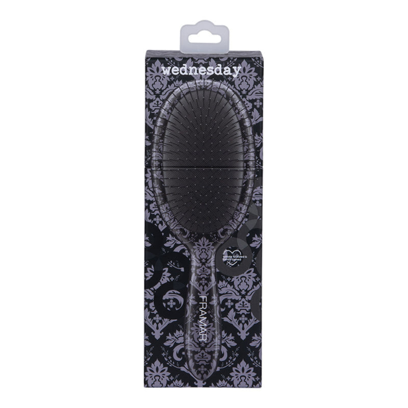 Framar Oh My Goth Wednesday Detangle Brush - Haircare Superstore