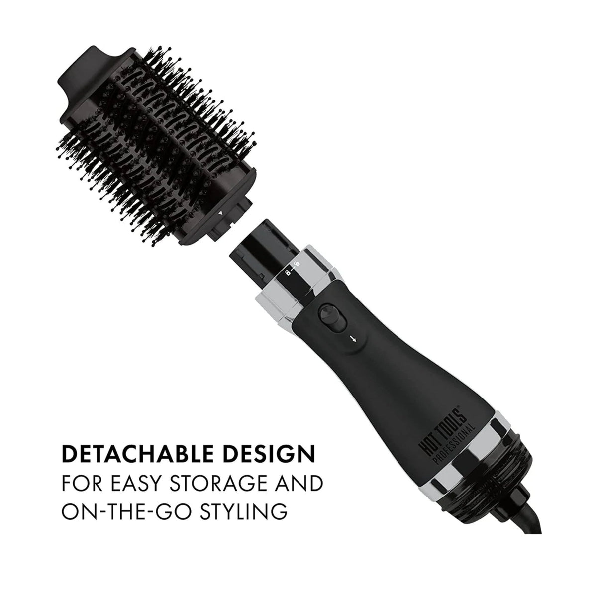 Hot Tools Black Gold One Step Blowout Volumiser Brush Large Barrel - Haircare Superstore