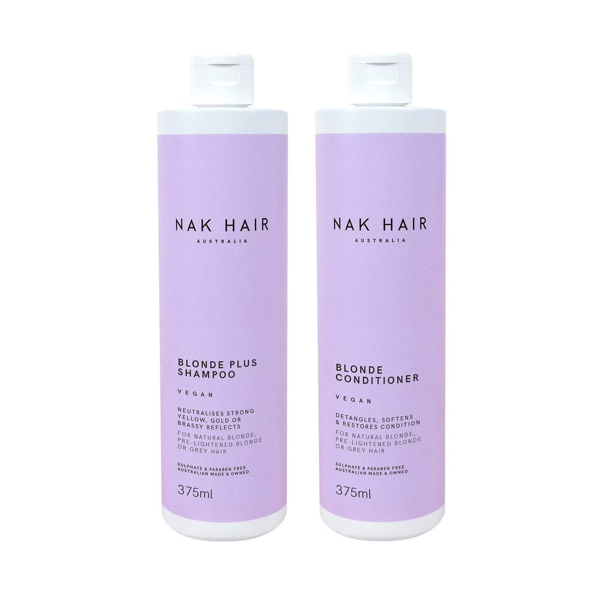 NAK Blonde Plus Shampoo and Conditioner Duo - professional hair product