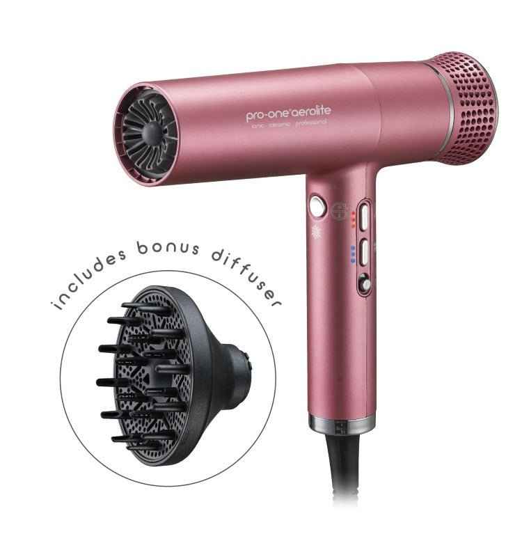 Pro-One Aerolite Hairdryer - Blush